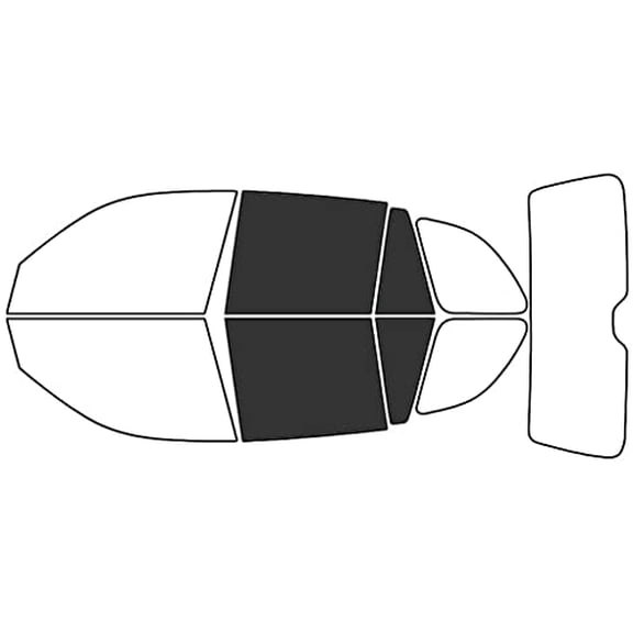 Rvinyl Window Tint Kit Compatible with Toyota Rav4 2001-2005 - Back Precut Kit - 20%