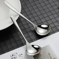 thumbnail image 3 of Mupvlun Stainless Steel Deep Pho Noodle Spoons Big Soup Spoon Large Serving Spoon Mini Ladle, Ideal for Home and Restaurants (5.7x17.3cm) S, 3 of 3