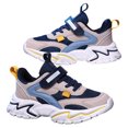 thumbnail image 5 of enyan Sneakers Girls Athletic Slip On Sneakers Comfortable Bungee Kids Running Shoes Girls (Toddler/Little Kid/Big Kid) Blue,9.5, 5 of 6