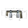 thumbnail image 4 of Support Réglable Guide Rouleau avec Portail Coulissant Capacité Max 3 1/2 Pouces, 4 of 5