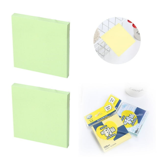 Cqxid Sticky Note Under $5 Sticky Notes 7.6x7.6cm Self Stick Notes Bright Colors Sticky Notes Student Paper Self Adhesive Note Paper Square Sticker (Pastel)
