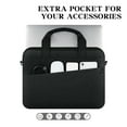 thumbnail image 3 of Waterproof Laptop Briefcase with Adjustable Shoulder Strap & Top Handle - 14 Inch Compatible for Microsoft/Acer/HP Laptops, 3-Layer Shockproof Design, External 39x28x3cm, Internal 37.5x26.5x2.5cm,, 3 of 6