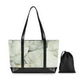 thumbnail image 7 of FORMRS Canvas Laptop Tote Bag for Women with 15.6" Computer Compartments Shoulder Handbag, Gray Marble Pattern, 7 of 7