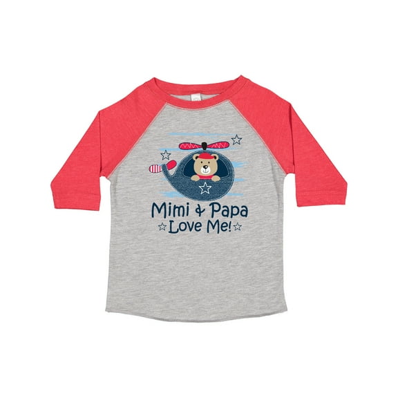Inktastic Mimi and Papa Love Me Boys Boys Toddler T-Shirt