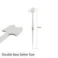 thumbnail image 4 of Wosthever Cello Sound Post Setter Vertical Columna de acero inoxidable Gancho Herramienta Cuerdas en Accesorios para instrumentos musicales No.02 Wosthever OD0054-02, 4 of 6