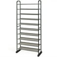 thumbnail image 2 of Canddidliike 10-Tier Free-Standing Metal Frame Shoe Rack, Multi-Functional Shoe Rack & Storage Organizer for Entryway Closet, 2 of 8