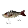 thumbnail image 1 of Señuelos de pesca con anzuelo Swimbait, anzuelos metálicos, equipo, señuelos duros falsos para perca Rojo, 1 of 8