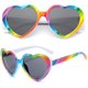 thumbnail image 1 of gafas de orgullo arcoíris, gafas de orgullo gay LGBT, gafas de sol de orgullo arcoíris en forma de corazón, accesorios de disfraz, 1 of 5