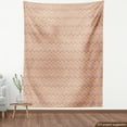 thumbnail image 3 of Ambesonne Peach Fabric by the Yard Upholstery, Zigzag Vintage Design, 10 Yards, Multicolor, 3 of 4