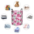 thumbnail image 6 of Balery Flamingo Round Laundry Basket with Handles Waterproof Freestanding Laundry Hamper for Clothes Toys in the Dorm and Family-Medium, 6 of 8