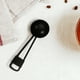 thumbnail image 3 of BRIGHTFUFU Juego de cucharas medidoras de 5 piezas, juego de cucharas medidoras de acero inoxidable negro, herramienta para hornear, 3 of 8