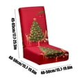 thumbnail image 3 of 15.7*25.5 Inch Stretch Removable Washable Dining Room Chair Protector Slipcovers Christmas Decoration/Home Decor Dining Room Seat Cover, 3 of 8