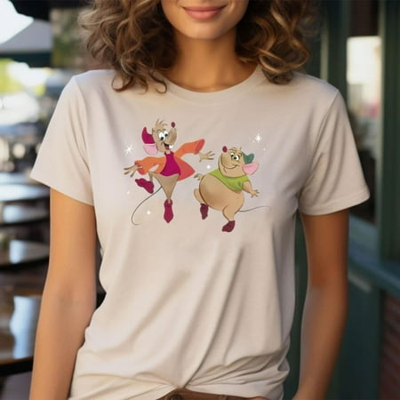 Cinderella Jaq And Gus T-shirt Hoodie Kids Child Tote Bag Tshirt S-M-L-XL-XXL-3XL-4XL-5XL Gildan Oversized Men Women Unisex A374