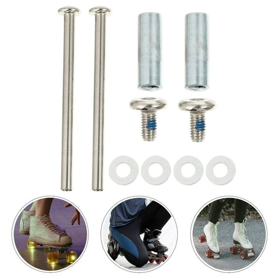 1 Set of Manual Skates Screwed Roller Skating Screws Skating Shoes Accessories