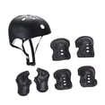 thumbnail image 4 of Juego de cascos para bicicletas para niños equipo de skateboard para deportes al aire libre, escalada de roca Negro, 4 of 8