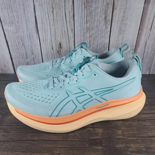 ASICS Glideride Max Running Shoes Women's Sz 11.5 Soothing Sea Wave Teal (VGC)