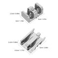 thumbnail image 2 of BRIGHTFUFU 1Jgo Accesorio Para Puerta De Ducha En Plata Limitador De Puerta Con Guía Para, 2 of 6