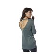thumbnail image 2 of Reebok Womens Solid Basic T-Shirt, Green, Small, 2 of 2