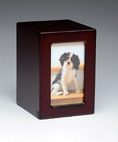 Cremation Urn For Pet Ashes Small Wooden Dog Cat  Memorial Keepsake Box 