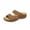 Khaki, variant on Womens Slip on Espadrilles Wedges Sandals Women's Platform Wedge Comfort Cross Strap Flowers Slide Sandals Shock Absorbtion Breathable holes Arch Support Footbed Indoors Or Outdoors Slip On