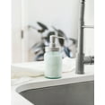 thumbnail image 4 of Jarmazing Products Vintage Blue Glass Mason Jar Soap and Lotion Dispenser - Two-Pack - Stainless Steel, 4 of 6