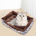 thumbnail image 4 of Mascota Gato Cama para perros Calentamiento cálido Cama para mascotas Cama para dormir Cama para perros Cómoda para gatos Perros Sunnimix cama de calentamiento, 4 of 7