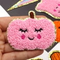 thumbnail image 5 of New Pumpkin Ghost Chenille Towel Embroidered Patch Iron On Patches with Gold Glitter Sequins AppliqueFor Clothing Decoration (Colorful), 5 of 7