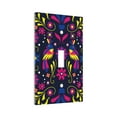 thumbnail image 2 of Kll Colorful Mexican Wall Plate,Gloss Finish,Standard Size 1 - 5" X 3", Polycarbonate Thermoplastic,Electric Receptacle Plug Covers, 2 of 8