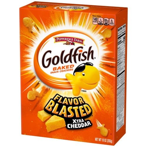 Pepperidge Farm Goldfish Flavor Blasted Xtra Cheddar Crackers, 10 oz ...