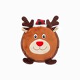 thumbnail image 1 of One Paw, Reindeer Flat Toy, Dog Toy, Festive Squeaker Fun, Plush, 1 of 4