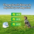 thumbnail image 3 of Lanzador automático de pelotas Simple Spree Goods para perros pequeños y medianos con 3 pelotas de tenis, 3 of 5