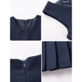 thumbnail image 7 of Coerni Girls Pleated School Uniform Dress Knee Length A-Line Tank Dress Preppy Style Toddler & Teen Sleeveless Jumper Dress 3-18 Years, 7 of 7
