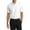 White, variant on Just Blanks Short Sleeve SuperPro Oxford Shirt Button-Down Collar Back Shoulder Pleats, White, 4XL