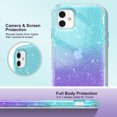 thumbnail image 2 of ULAK Case for iPhone 11 , Heavy Duty Shockproof Rugged Protection TPU Bumper Phone Case for Apple iPhone 11 6.1 inch,  Purple Blue, 2 of 8
