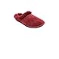 thumbnail image 3 of Charter Club Women's Microfiber Velour Boot with Faux Fur Slippers Small Tibetan Red, 3 of 4