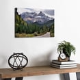 thumbnail image 4 of Highway Canvas Wall Art, Banff National Park Mountain Print, Scenic Forest Road Artwork for Living Room Bedroom Office Decor, Ready to Hang, 4 of 6