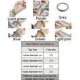 thumbnail image 3 of Glass Imitation Jade Bracelet Fashionable Versatile Round Bar, 3 of 3