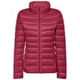 thumbnail image 5 of KICILVS Puffer Jacket Womens Lightweight Packable Quilted Coat Stand Collar Zip Up Down Jacket Warm Winter Outerwear, 5 of 7