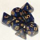 thumbnail image 4 of Dados Dnd Galaxy, 7 piezas, brillo, brillo, azul cósmico, negro, dados poliédricos mixtos Dnd para juego de mesa Rpg Mtg, 4 of 4
