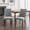 Gray#3, variant on Dining Chairs Rayon Cloth Flocking Linen Dining Chairs Channel Kitchen Dinner Chair Comfy Fabric Upholstered Accent Chair for Dining Room with Curved Solid Wood Legs,Set of 2 (Gray), SW1847GY,Wooden