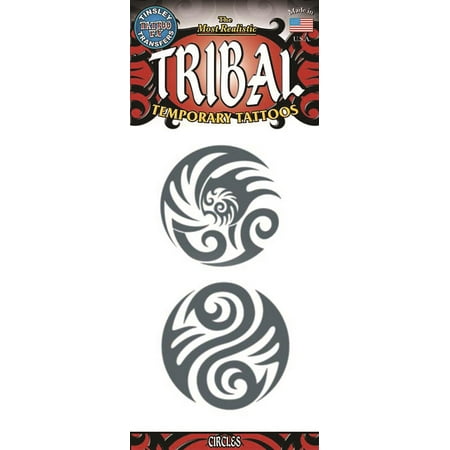 Tinsley Transfers Circles Tribal Temporary Tattoo FX,