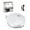White, variant on Intelligent Robotic Vacuum Cleaner and Mop for Pet Hair All Floor Types Self Charging Automated Home Cleaning System