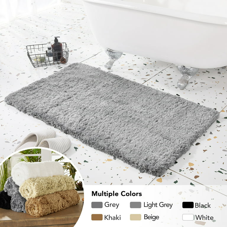 Sil Microfiber Bath Mat with Non-Slip Backing Mercer41 Color: Gray