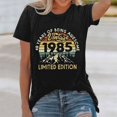 thumbnail image 1 of WILLBEST Chemise en Lin pour Femmes Mode Imprimée Haut Ample Col Rond T-Shirt 3489, 1 of 3