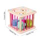 thumbnail image 3 of Juego de encajar formas, clasificador de formas de madera | Juego de clasificador de formas de madera para niños, juguetes para desarrollar la motricidad fina y la coordinación mano-ojo, 3 of 8