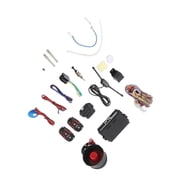 Universal 12V Car Keyless Entry System Anti-Theft Security Alarm Remote Start Kit with Dual Intelligent Remotes and Shock Sensor