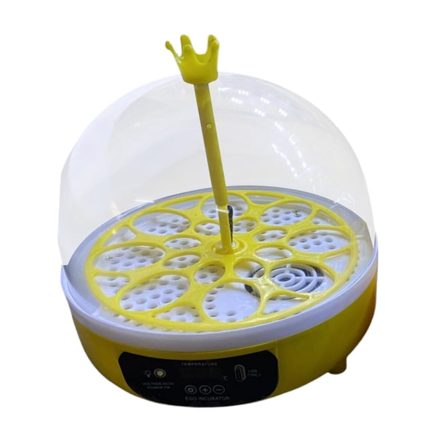 8 Huevos incubadoras de pollo huevos 2 tamaños bandeja de huevo resistente linda máquina de eclosión 8 Capacidad de huevo para de aves de corral Auto