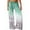 Green, variant on Womens Fall Fashion Pants,Women Casual Loose Gradient Tie-dye Printed Yoga Sport Long Pnats Wide Leg Pants Khaki Size on