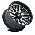 thumbnail image 2 of 20x10 Moto Metal MO814 Tekton Gloss Black W/ Machined Face Wheel 6x5.5 (-18mm), 2 of 3