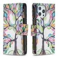 thumbnail image 2 of Wallet Case for iPhone 13 Pro Max, PU Leather Flip Folio Magnetic Closure Slim Shell Dual Layer Heavy Duty Protective Bumper Card Holder Wrist Strap for Apple iPhone 13 Pro Max,Tree, 2 of 7